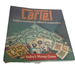 Vintage Cartel Build A Worldwide Billion $ Corporation Game New